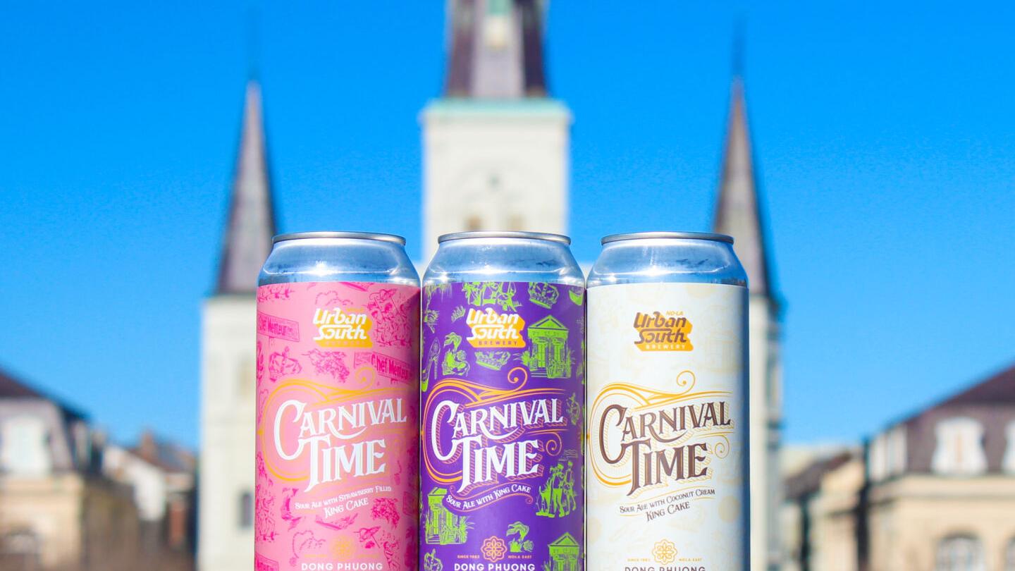 Dong Phuong, Urban South bringing back king cake beer and a new flavor for 2024 Mardi Gras